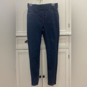Blue Stretch Ankle Jeans - Liverpool Los Angeles - High-rise Ankle